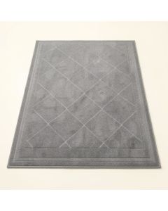 Heath Brook Rectangular Outdoor Rug - Gray (synthetic illustration; no displayed measurements)