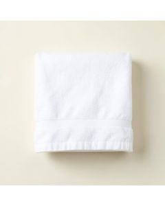Fern Canyon Bath Towel - White (synthetic illustration; no displayed measurements)