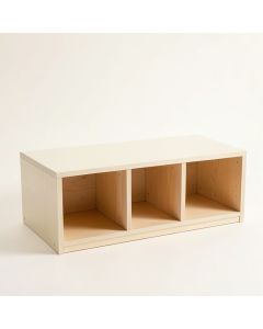 Glen Crossing Shoe Storage Bench - Cream (synthetic illustration; no displayed measurements)