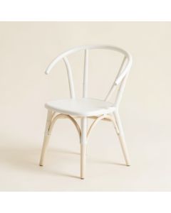 Spruce Arc Dining Chair - White (synthetic illustration; no displayed measurements)
