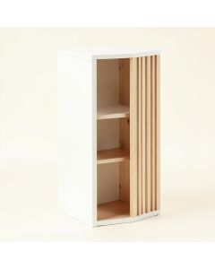Sage Crossing Narrow Cubby Tower - White (synthetic illustration; no displayed measurements)