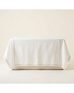 Elm Dale Flat Bed Sheet - White (synthetic illustration; no displayed measurements)