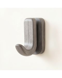 Clay Brook Wall-Mounted Robe Hook - Gray (synthetic illustration; no displayed measurements)