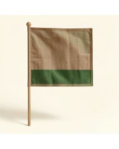 Happy Campers Personalized Burlap 18 X 12 In . Garden Flag (synthetic illustration; no displayed measurements)