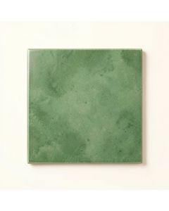 Oak Bridge Uninstalled Square Decorative Tile - Green (synthetic illustration; no displayed measurements)