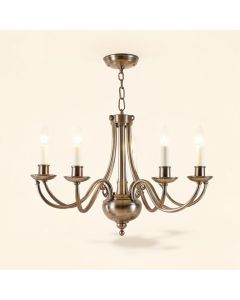 Maude 5 - Light Candle Style Classic / Traditional Chandelier (synthetic illustration; no displayed measurements)