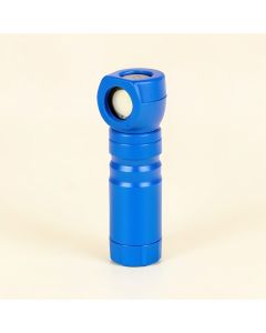 Evelots Compact Magnetic Swivel Hook Super Bright Blue Power Source Led Flashlight (synthetic illustration; no displayed measurements)