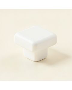 Vale Arc Cabinet Knob Without Packaging - White (synthetic illustration; no displayed measurements)