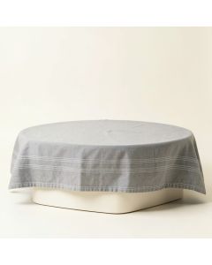 Meadow Edge Flat Bed Sheet - Gray (synthetic illustration; no displayed measurements)