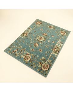 Matheny Floral Teal Indoor/Outdoor Area Rug (synthetic illustration; no displayed measurements)