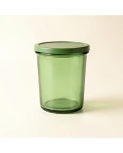 Slate Crest Storage Canister With Lid - Green (synthetic illustration; no displayed measurements)