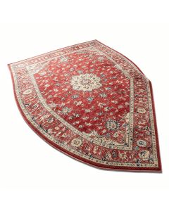 Fluery Power Loom Red/Beige/Blue Rug (synthetic illustration; no displayed measurements)