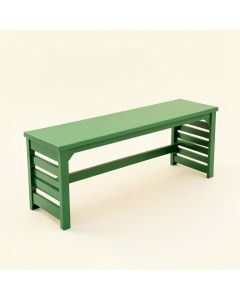 Glen Bluff Narrow Outdoor Storage Bench - Green (synthetic illustration; no displayed measurements)