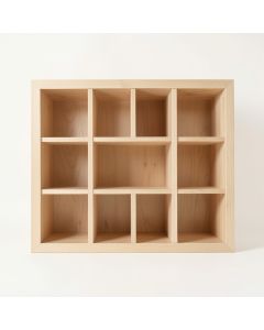 Moss Bend Empty Mug-Storage Cabinet Insert - Beige (synthetic illustration; no displayed measurements)