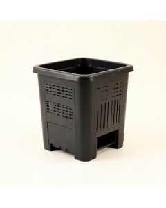 Birch Brook Closed Garden Compost Bin - Black (synthetic illustration; no displayed measurements)