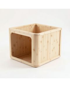 Glen Dale Empty Furniture-Style Litter Enclosure - Ivory (synthetic illustration; no displayed measurements)