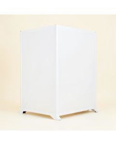 White 39.21 '' X 69.72 '' Portable Tripod Projector Screen (synthetic illustration; no displayed measurements)