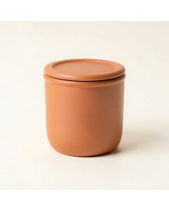 Willow Crest Storage Canister With Lid - Terracotta (synthetic illustration; no displayed measurements)