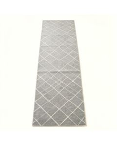 Laurel Arc Narrow Runner Rug - Gray (synthetic illustration; no displayed measurements)