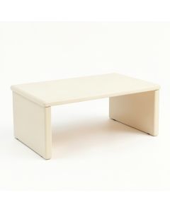 Fern Fold Desktop Monitor Riser - Cream (synthetic illustration; no displayed measurements)