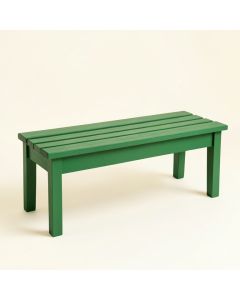 Aspen Field Indoor Bench - Green (synthetic illustration; no displayed measurements)