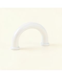 Juniper Bridge Cabinet Handle Without Packaging - White (synthetic illustration; no displayed measurements)