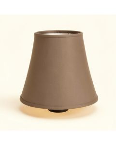 12 '' H X 16 '' W Silk/Shantung Bell Lamp Shade ( Screw On ) (synthetic illustration; no displayed measurements)