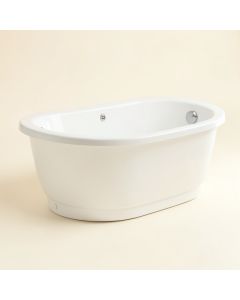 Maryam 71 '' X 31 '' Freestanding Soaking Bathtub (synthetic illustration; no displayed measurements)