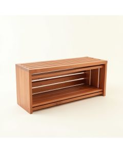 Olive Crossing Shoe Storage Bench - Terracotta (synthetic illustration; no displayed measurements)