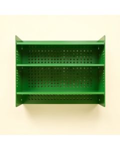 Cedar Arc Empty Wall-Mounted Tool Organizer Panel (synthetic illustration; no displayed measurements)