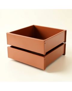 Glen Crest Under-Desk Drawer Unit - Terracotta (synthetic illustration; no displayed measurements)