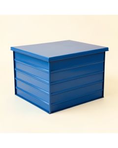 Holly Bridge Closed Outdoor Storage Box - Blue (synthetic illustration; no displayed measurements)