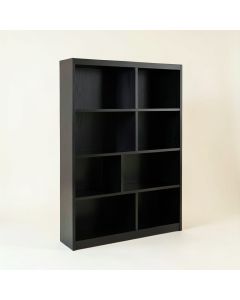 Birch Edge Freestanding Bookcase - Black (synthetic illustration; no displayed measurements)