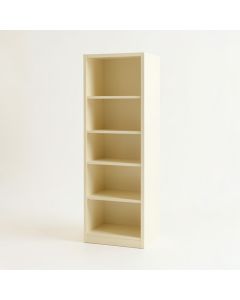 Flint Crossing Narrow Cubby Tower - Cream (synthetic illustration; no displayed measurements)