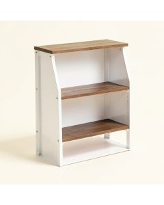 Frostburg 51.57 '' H X 45.66 '' W Steel Step Bookcase (synthetic illustration; no displayed measurements)