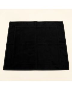Meadow Dell Bath Mat - Black (synthetic illustration; no displayed measurements)