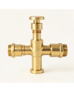Solid Brass Pressure Balanced Complete Shower System With Rough-In Valve (synthetic illustration; no displayed measurements)