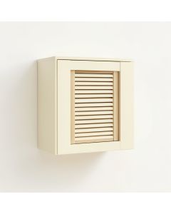 Alder Dell Wall-Mounted Entry Cabinet - Cream (synthetic illustration; no displayed measurements)