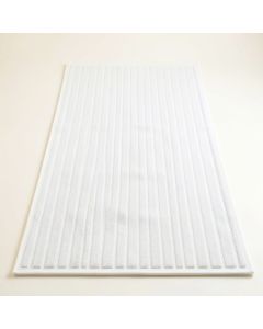 Pine Arc Rectangular Area Rug - White (synthetic illustration; no displayed measurements)