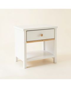 Linden Arc Nightstand (synthetic illustration; no displayed measurements)