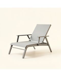 Summit Canyon Outdoor Lounge Chair - Gray (synthetic illustration; no displayed measurements)