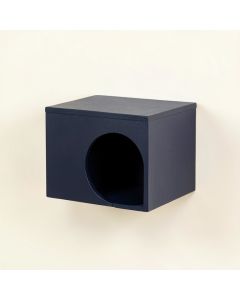 Holly Crossing Wall-Mounted Cat Perch - Navy (synthetic illustration; no displayed measurements)