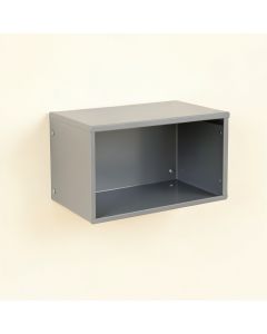 Cedar Bridge Wall-Mounted Shelf - Gray (synthetic illustration; no displayed measurements)