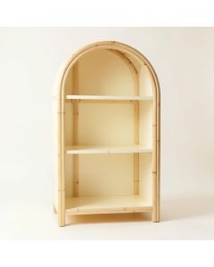 Elm Field Freestanding Bookcase - Cream (synthetic illustration; no displayed measurements)