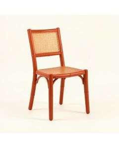 Cliff Bend Dining Chair - Terracotta (synthetic illustration; no displayed measurements)
