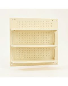 Dawn Crossing Empty Wall-Mounted Tool Organizer Panel - Cream (synthetic illustration; no displayed measurements)