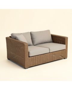 Falmouth 61 '' Wide Patio Sofa With Cushions (synthetic illustration; no displayed measurements)