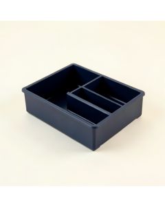 Willow Arc Empty Pantry Drawer Organizer Insert - Navy (synthetic illustration; no displayed measurements)