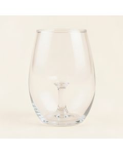 Stowe Pineapple 21 Oz . Stemless Wine Glass (synthetic illustration; no displayed measurements)