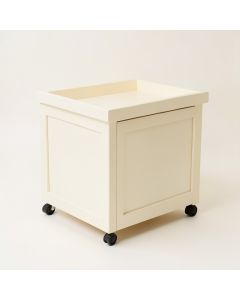 Heath Edge Empty Rolling Workshop Cart - Cream (synthetic illustration; no displayed measurements)